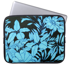 Funda Para Portátil Floral azul