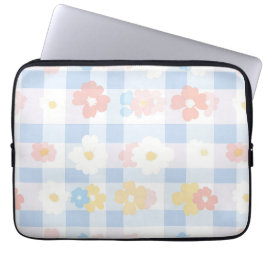 Funda Para Portátil Floral azul verificado