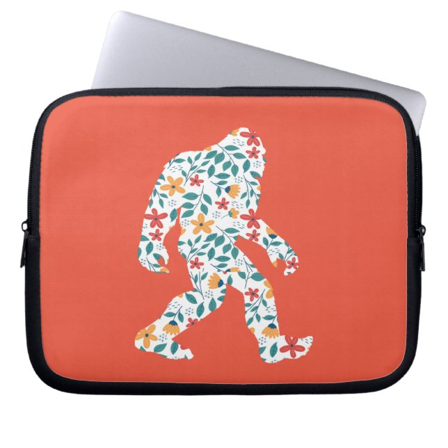 FUNDA PARA PORTÁTIL FLORAL BIGFOOT (Frente)