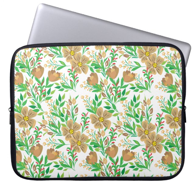 Funda Para Portátil Floral de primavera (Frente)
