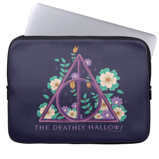 Funda Para Portátil Floral Deathly Hallow Graphic (Frente)
