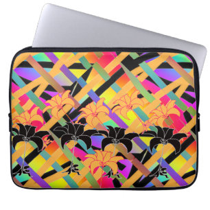Funda Para Portátil Floral Entrelazada