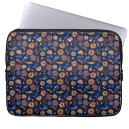 Funda Para Portátil Floral folclórica rústica