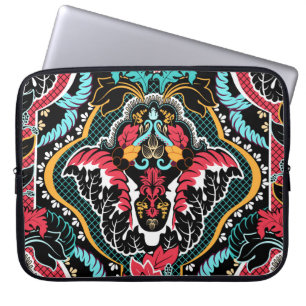 Funda Para Portátil Floral india: Papel de escritorio vintage sin foco