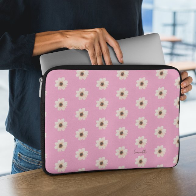 Funda Para Portátil Floral rosa de moda (Subido por el creador)