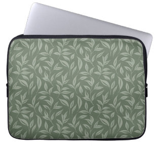 Funda Para Portátil Floral Sage Green