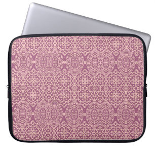Funda Para Portátil Floral Seamless: Hermoso fondo de patrón