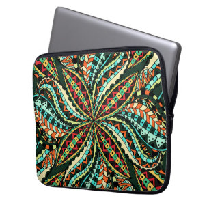 Funda Para Portátil Floral Y Glamour Sin Costuras Elegante  