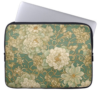 Funda Para Portátil Florales nostálgicos en hues de época
