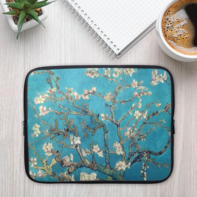 Funda Para Portátil Floreciente árbol de almendras Vincent van Gogh (Subido por el creador)