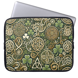 Funda Para Portátil Florecimiento Celta