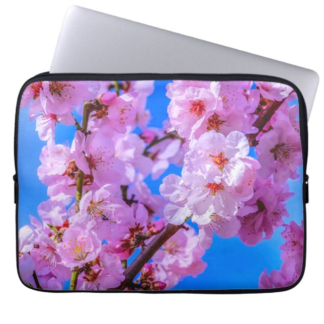 Funda Para Portátil Florecimiento del cerezo japonés 13 (Frente)