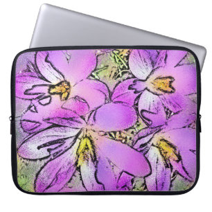 FUNDA PARA PORTÁTIL FLORES