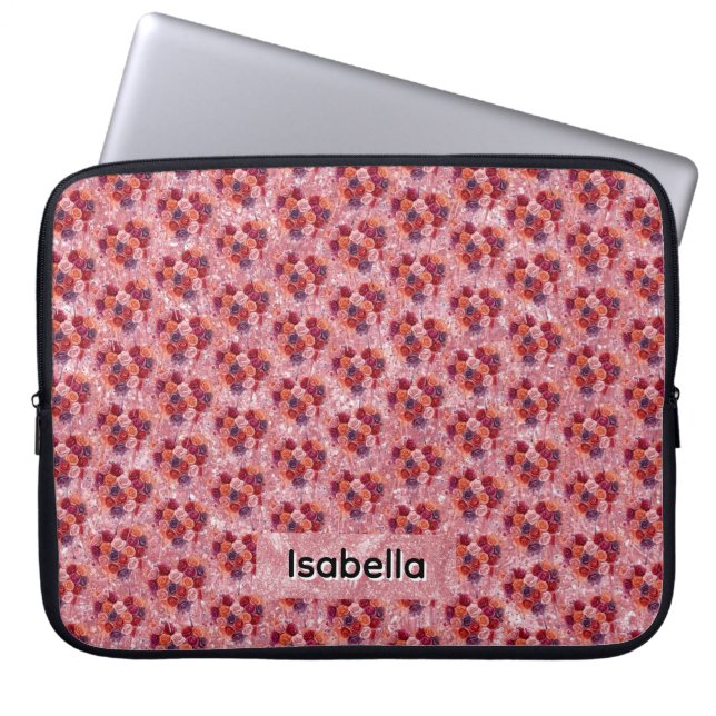 Funda Para Portátil Flores (Frente)