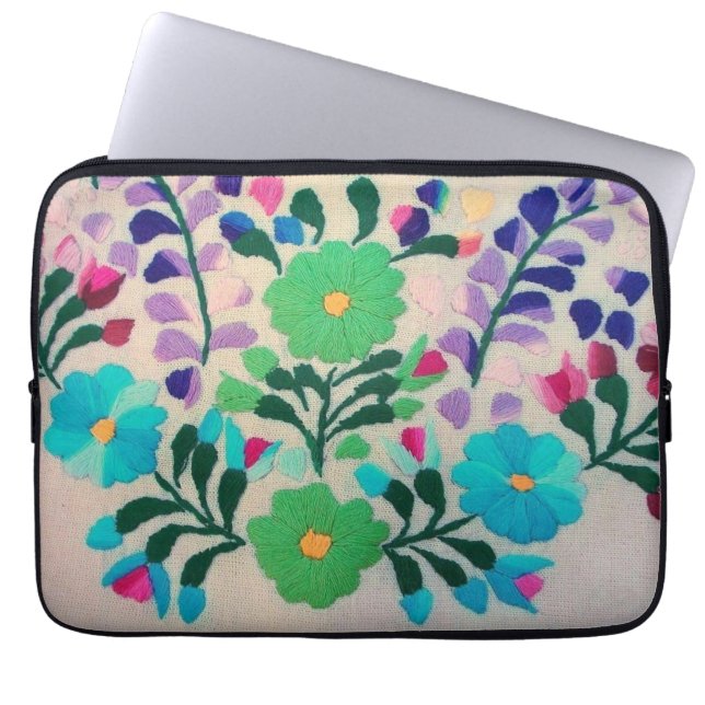 Funda Para Portátil flores (Frente)