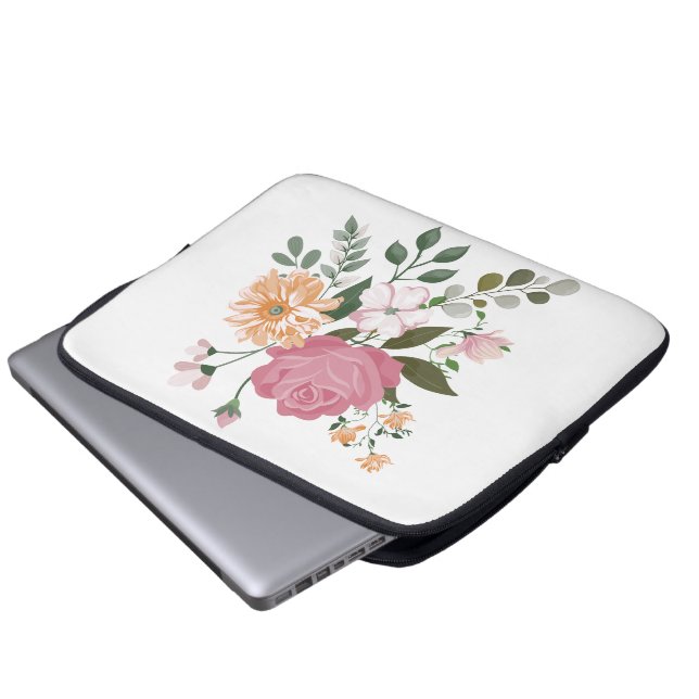 Funda Para Portátil Flores acuáticas (Inferior anverso)