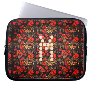 Funda Para Portátil Flores antiguas de Alexandra Cook alias Linandara