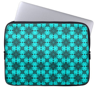 Funda Para Portátil Flores artdeco en estilo retro