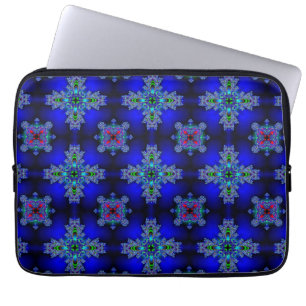 Funda Para Portátil Flores artdeco en estilo retro