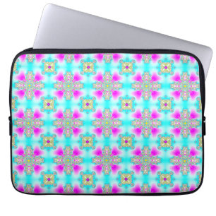 Funda Para Portátil Flores artdeco en estilo retro