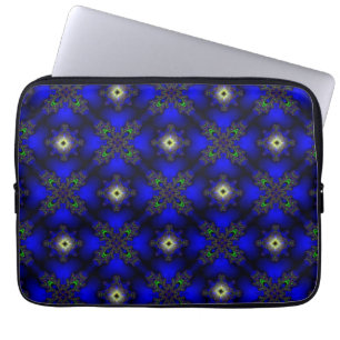 Funda Para Portátil Flores artdeco en estilo retro