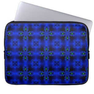 Funda Para Portátil Flores artdeco en estilo retro