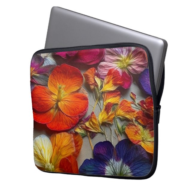 Funda Para Portátil Flores Artsy (Anverso izquierdo)