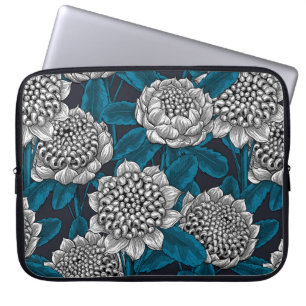 Funda Para Portátil Flores blancas de waratah