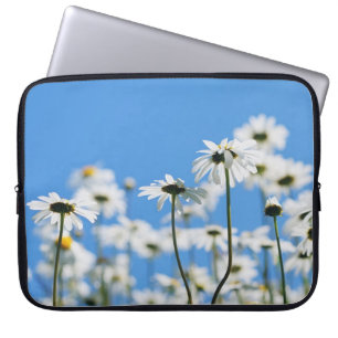 Funda Para Portátil Flores blancas en día claro