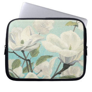 Funda Para Portátil Flores blancos del sur