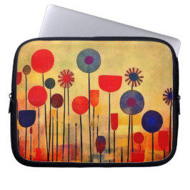 Funda Para Portátil Flores bohemias coloridas