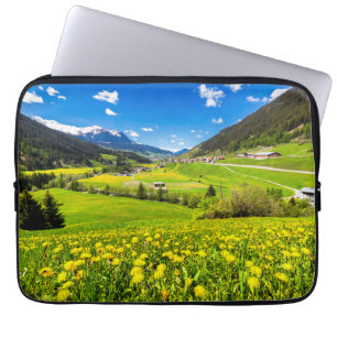 Funda Para Portátil Flores Cantón Dandelion de Grisons, Suiza