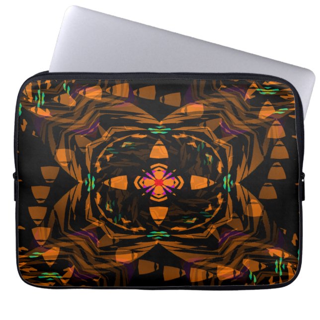 Funda Para Portátil Flores celtas...... (Frente)