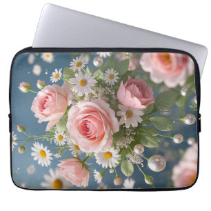 Funda Para Portátil Flores con eterna elegancia extravagante