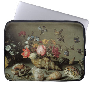 Funda Para Portátil Flores, Conchas e Insectos Balthasar van der Ast