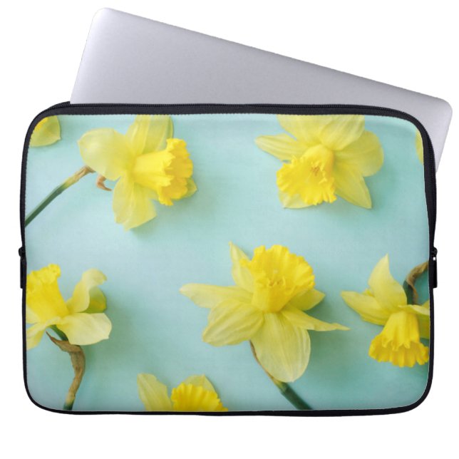 Funda Para Portátil Flores | Daffoditos amarillos (Frente)