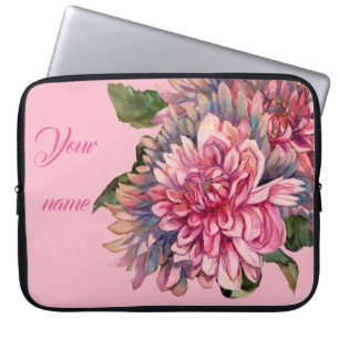 Funda Para Portátil flores dahlias