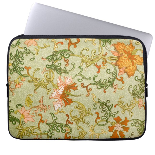 Funda Para Portátil Flores de adorno chino Jones (Frente)