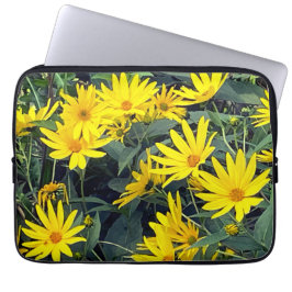 Funda Para Portátil Flores de alcachofa de Jerusalén