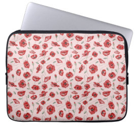 Funda Para Portátil Flores de amapola