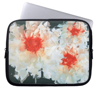 Funda Para Portátil Flores de bolsitas de electrónica Cubist blanco ne