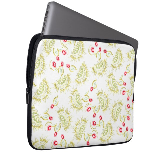 Funda Para Portátil flores de cactus (Anverso derecho)