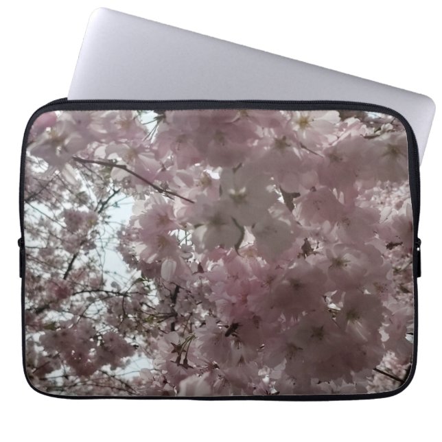 Funda Para Portátil Flores de Cerezo en Flor (Frente)