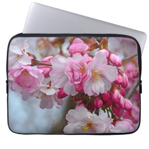 Funda Para Portátil Flores de cerezo rosa