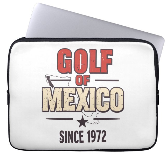 Funda Para Portátil Flores de club social para esposas de golf (Frente)