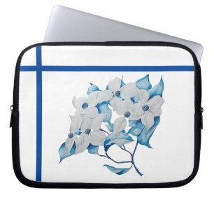 Funda Para Portátil Flores de dogwood en una manga para portátiles