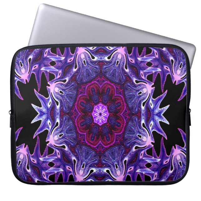 Funda Para Portátil Flores de dragón......... (Frente)