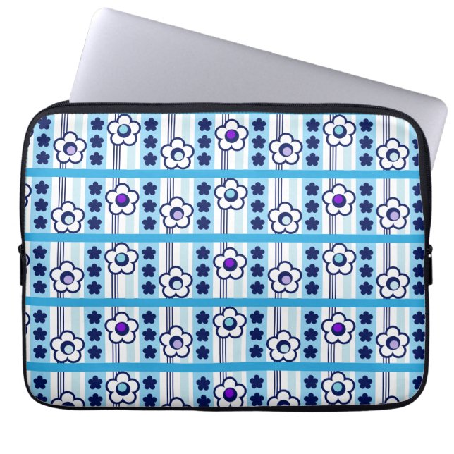 Funda Para Portátil Flores de invierno (Frente)
