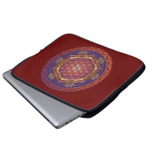 Funda Para Portátil FLORES DE LA VIDA / Blume des Lebens - Ornamento I