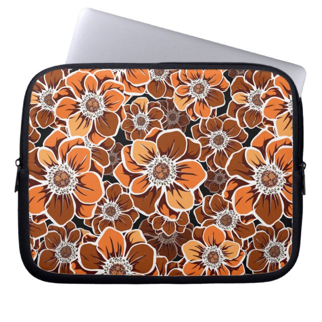 Funda Para Portátil Flores de Mandala 2 (Frente)
